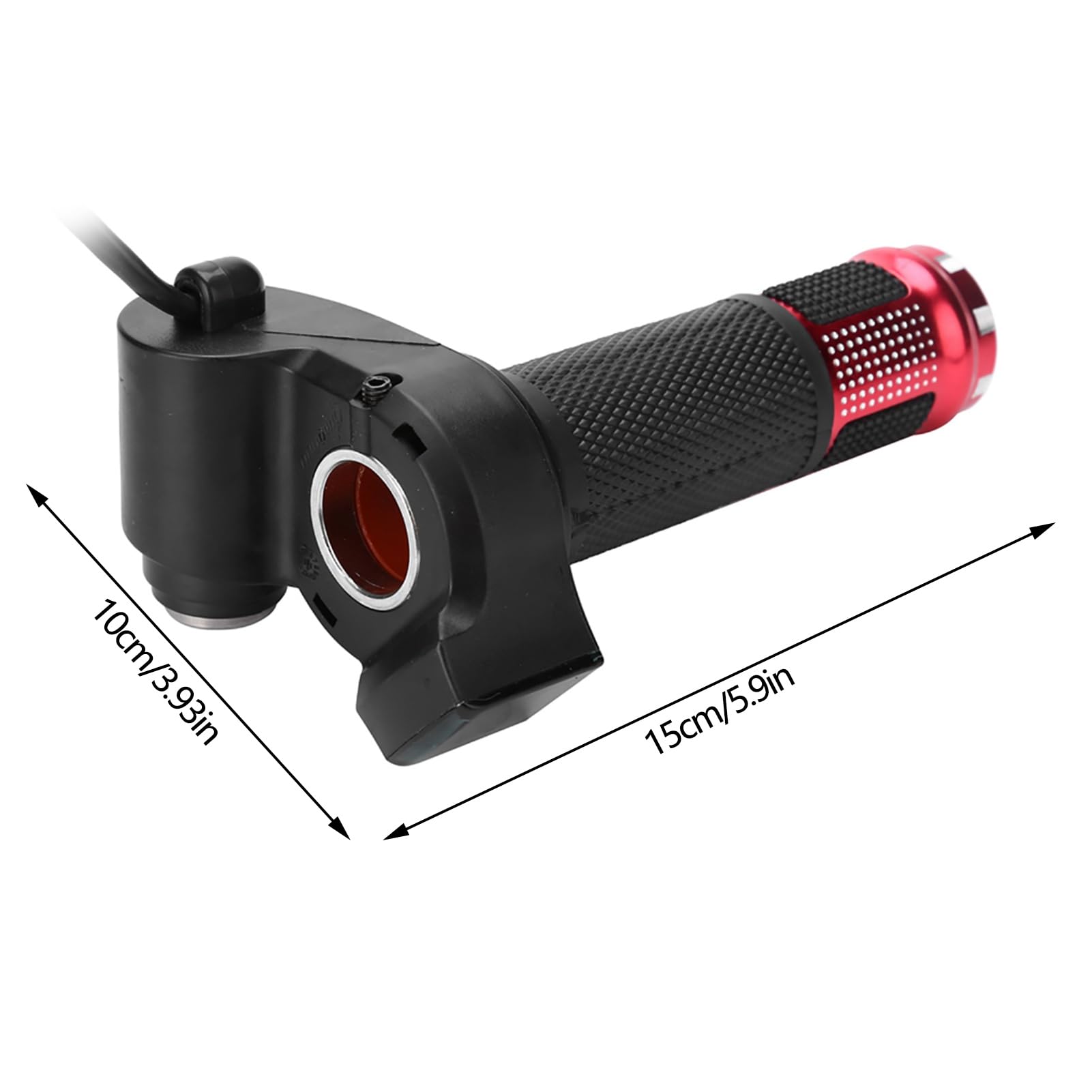 Manopola Acceleratore Per Bici Elettrica Con Schermo LCD – Kit 6 Fili, Impugnatura Gomma E 2 Chiavi