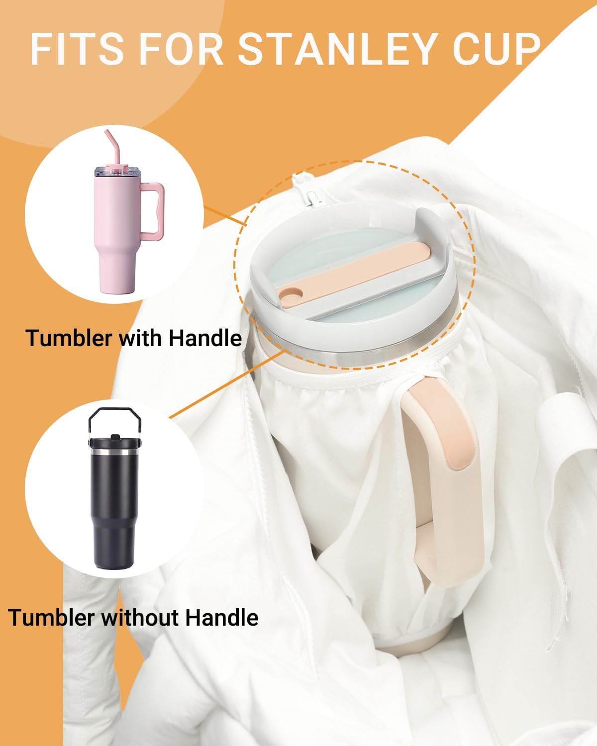 Herald Puffer Tote Bag for Women, Large Quilted Puffy Handbag Lightweight Satchel Purse with Cup Holder & Compartment - Image 4