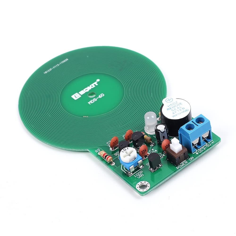 DIY Kit Metal Detector Kit, DC 3V-5V 60mm Non-contact Sensor Module for DIY Electronic Soldering Practice - Image 3