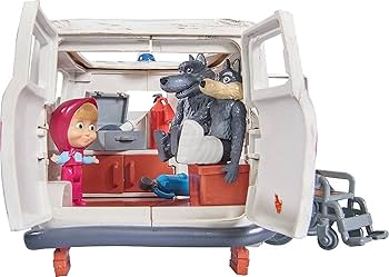 Amazon.com: Jada Toys Masha & The Bear Masha Playset