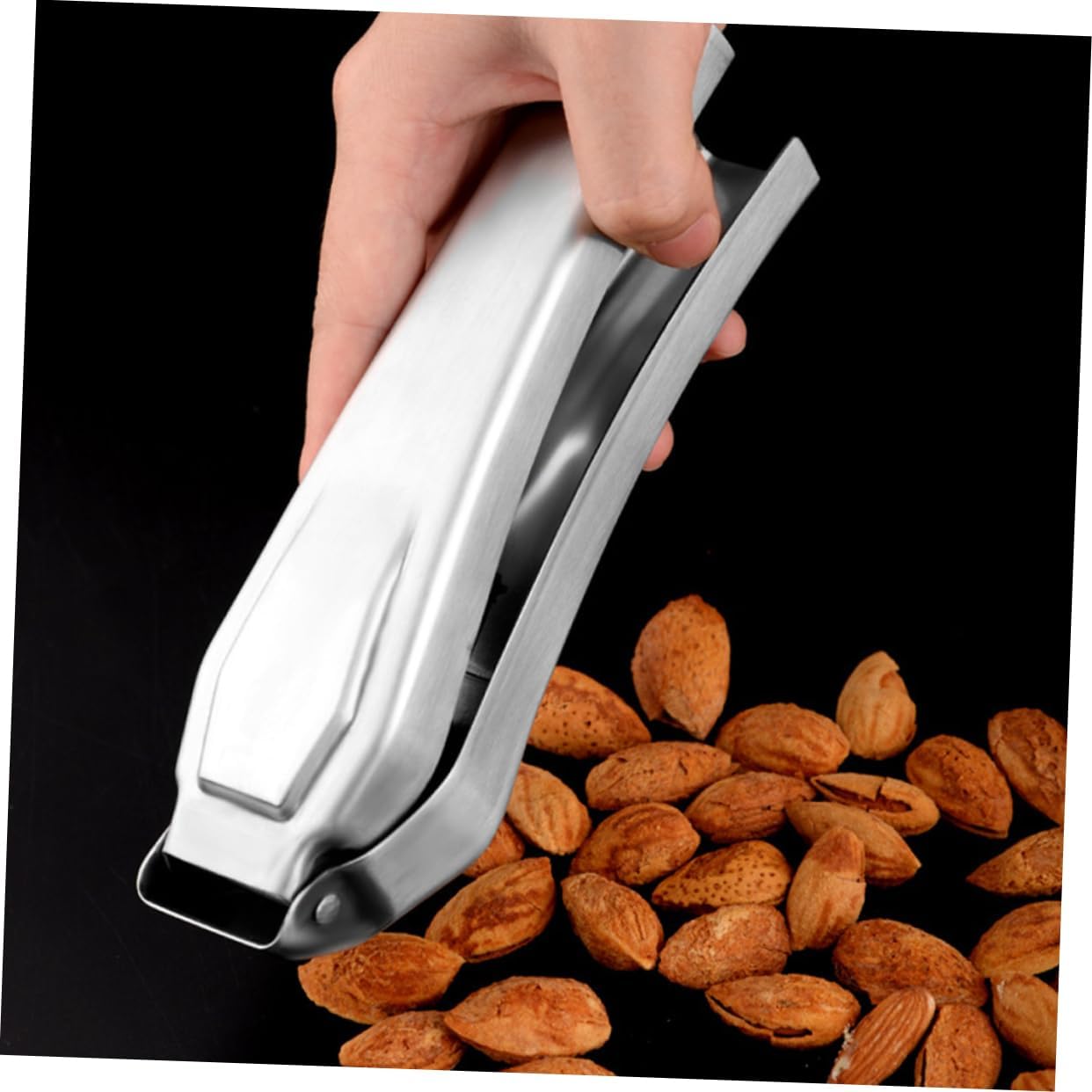 Metal Nut Cracker Chestnut Opener Tool with Anti-slip Handle