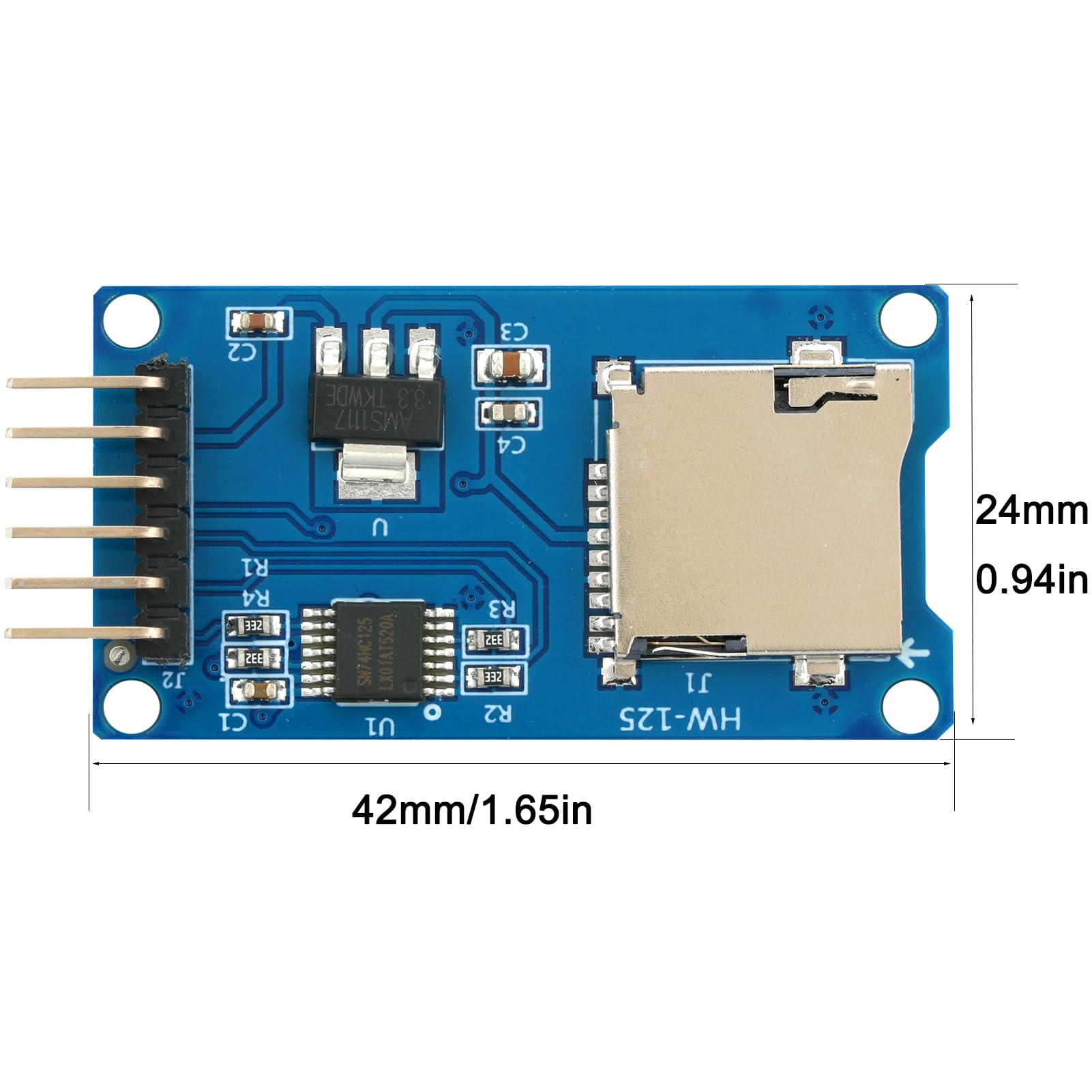 6 szt. moduł czytnika kart SD interfejs SPI kompatybilny z Arduino UNO/R3/MEGA