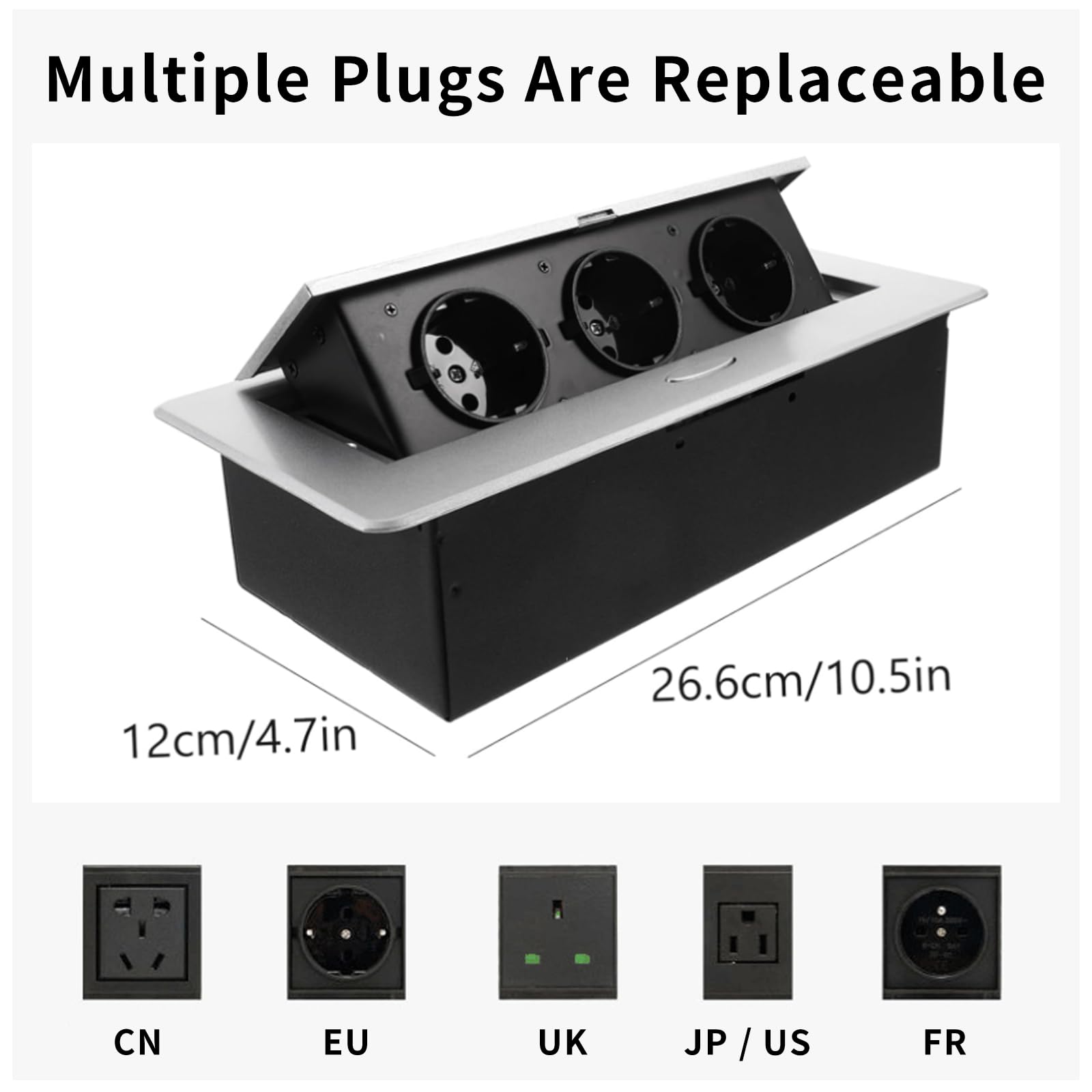 Amazon.co.jp: 埋め込み型電源タップ、隠しマルチメディア電源