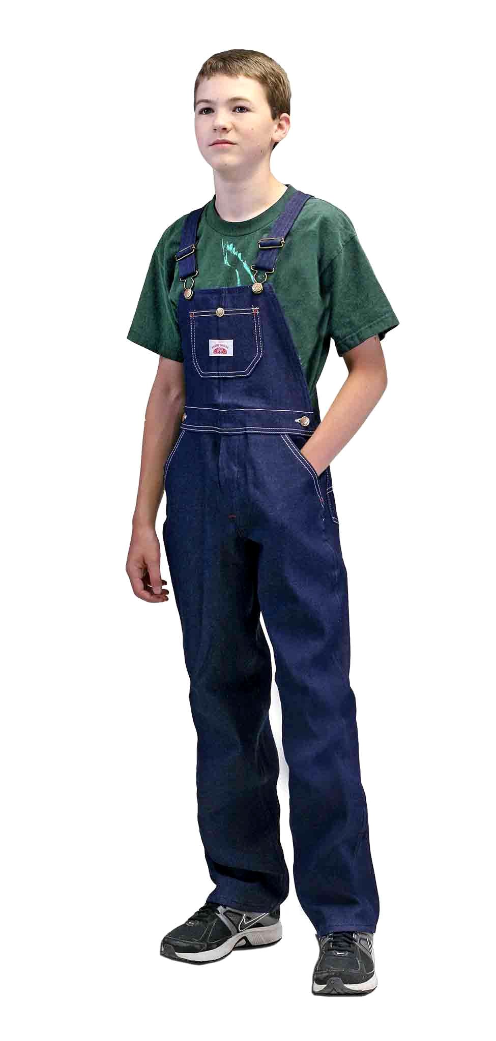 RoundhouseRound House Big Boys Demin Overalls - Made in USA