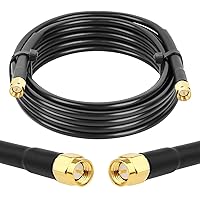 Vista 13 de Cable RG58 SMA - Extensión de cable SMA macho a macho de baja pérdida de 3 pies de 50 ohmios para aplicaciones de antena de radio 3G/4G/LTE/GPS/RF