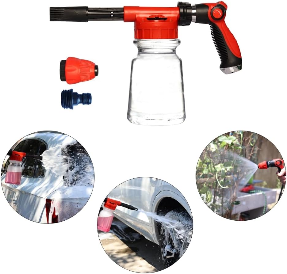 1L Foam Sprayer Nozzle Car Washing Large Capacity Car Cleaning Accessory