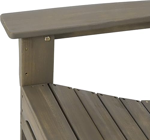 Miniatura 6 de Christopher Knight Home 315618 Zuma Adirondack - Silla color gris