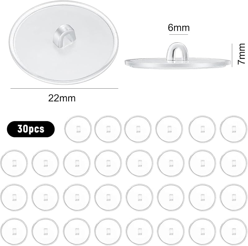 Yphzmtz 30 db Átlátszó Öntapadós Mini Mennyezeti Horog Konyha Fürdőszoba Falra
