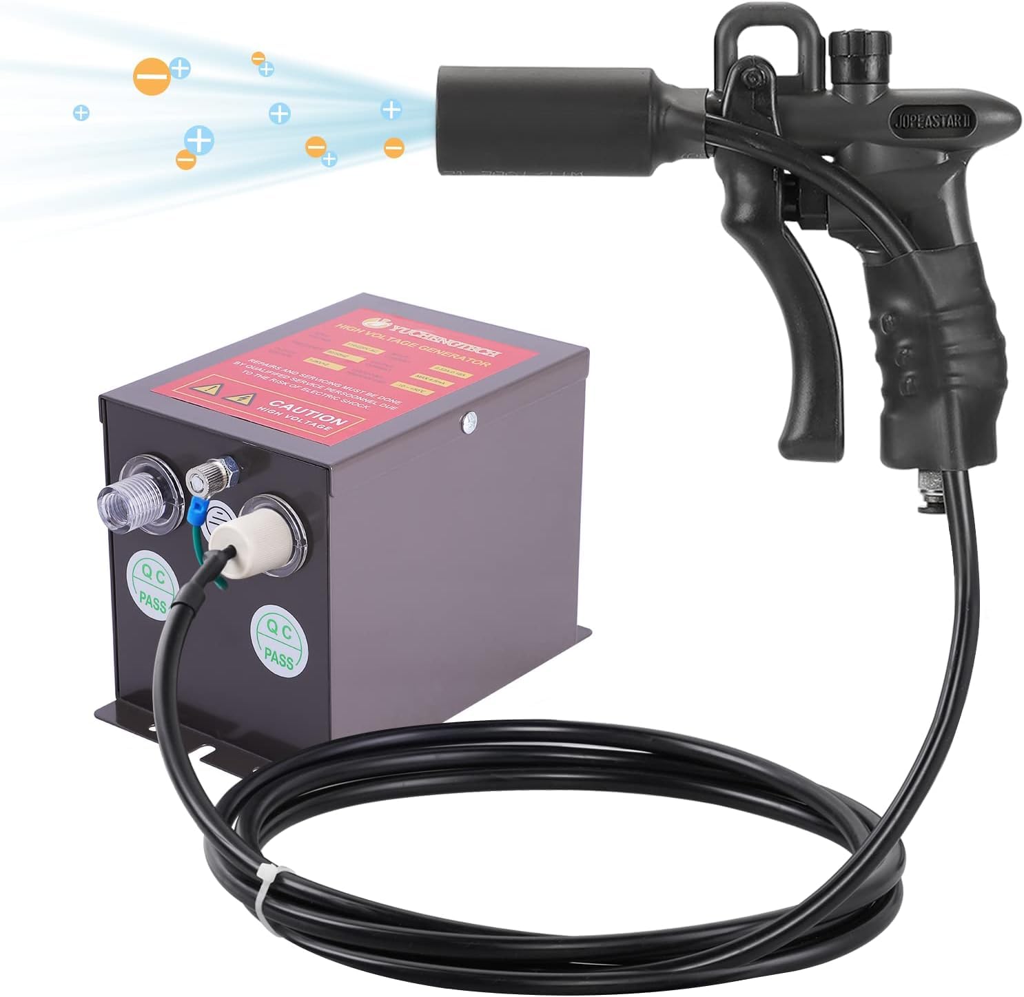 YUCHENGTECH ESD Pistola Antistatica Pistola ad Aria Ionizzante Eliminatore Statico con Generatore ad Alta Tensione 7.0KV per Eliminazione Dell'elettricità Statica