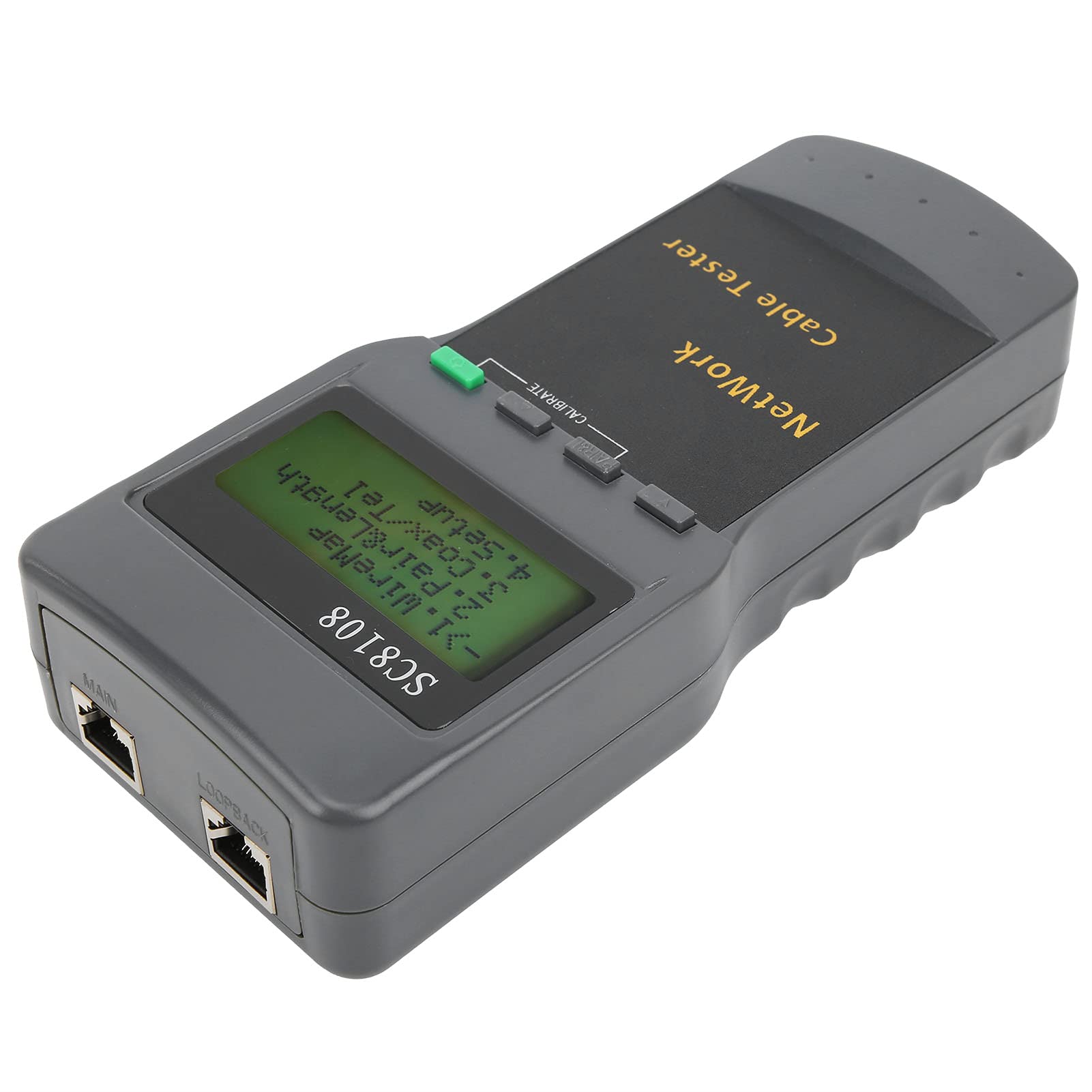 SC-8108 Verificador de Cable de Internet Probador de Continuidad Detección de Longitud de Punto de Ruptura 1350M Probador de Cable de Red Proyectos de Telecomunicaciones para