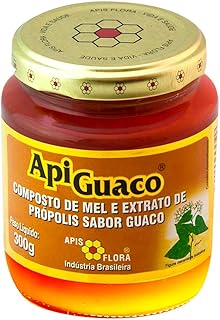 APIGUACO - Mel com Própolis e Guaco 300g, Linha Mel Composto Apis Flora