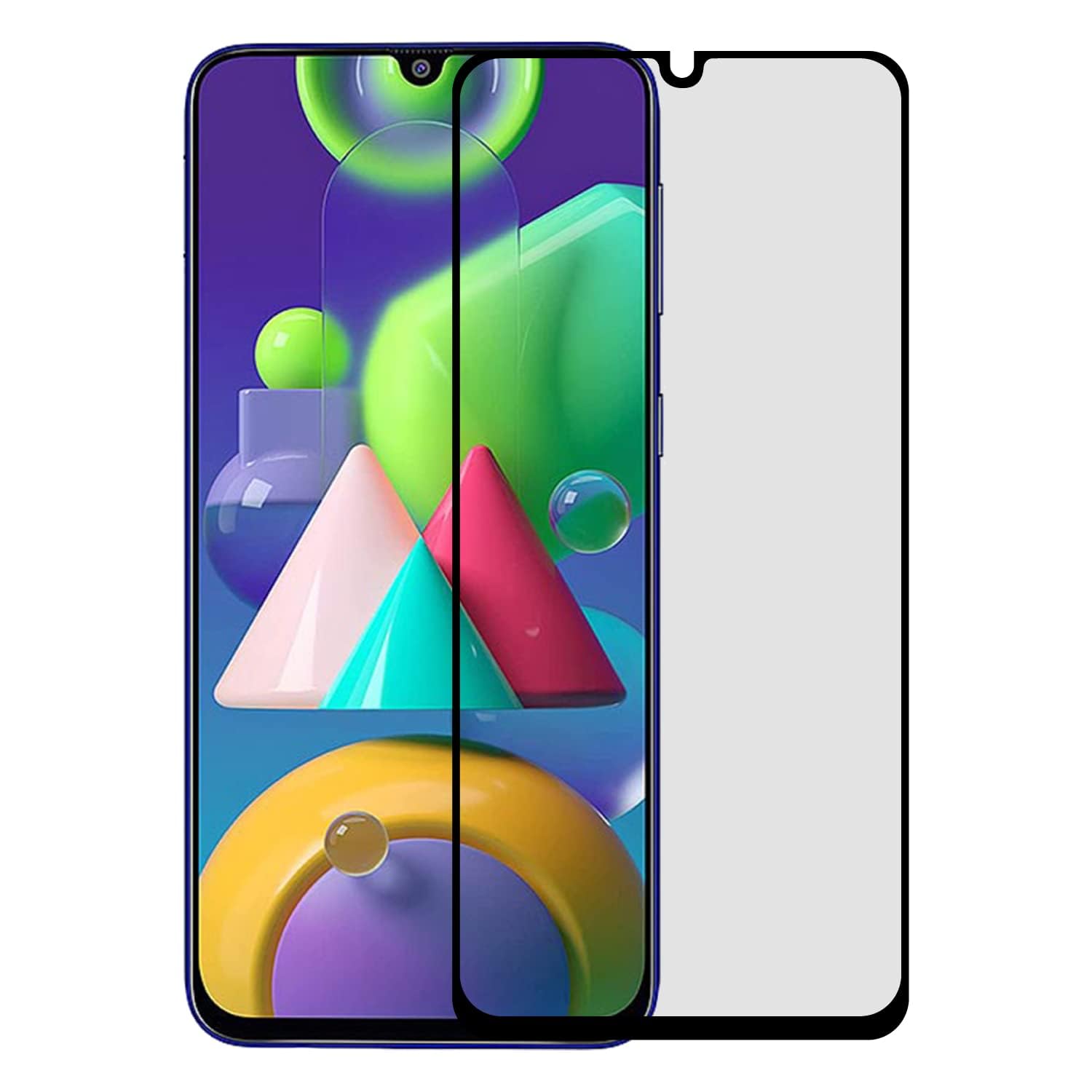 Military-Grade Tempered Glass Screen Protector Compatible for Samsung Galaxy M21 with Edge to Edge Coverage and Easy Self Installation kit (Samsung Galaxy M21)-picture-20