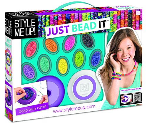 Style Me Up - Kit de Joyería Creativa para hacer pulseras para niña con video incluido, 8 años en adelante - SMU-809