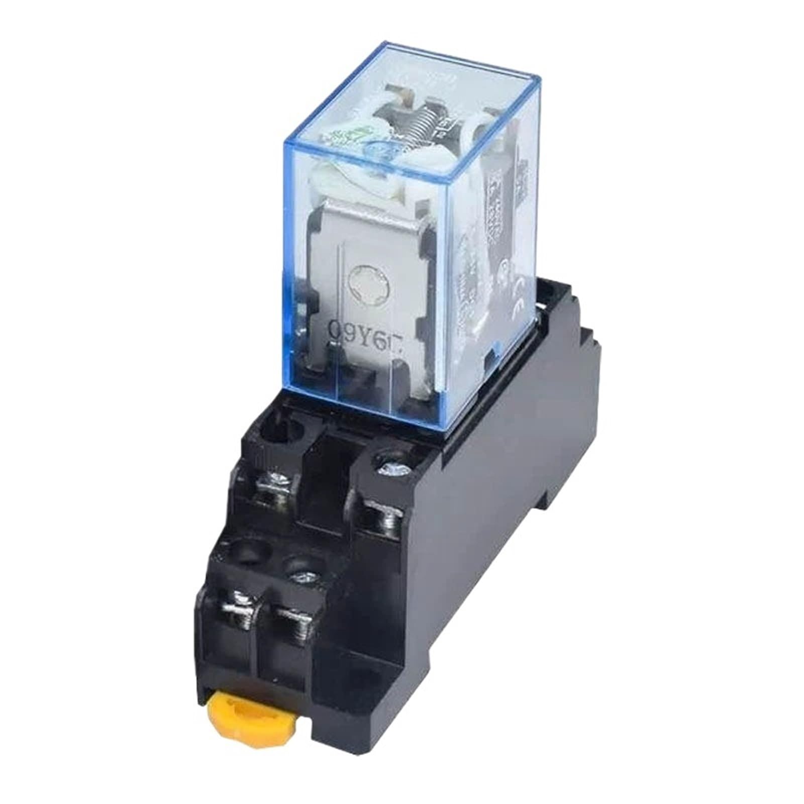 Relais électromagnétique LY2NJ DPDT 12V AC avec embase de fixation PTF08A