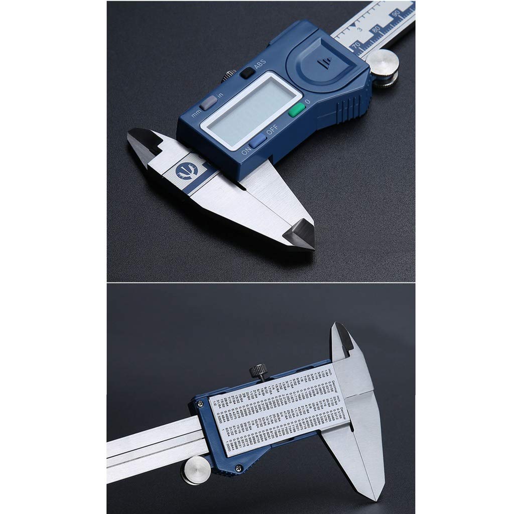 Suwalizki Elektroniczny Cyfrowy Cyfrowy Zacisk Ze Stali Nierdzewnej Vernier Caliper High Precision Industrial Pomiar Narzędzia Zakres: 0-150mm