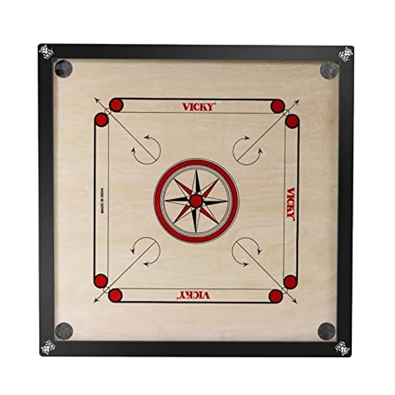 Vicky Carrom Board (Full) - Vicky,Brown