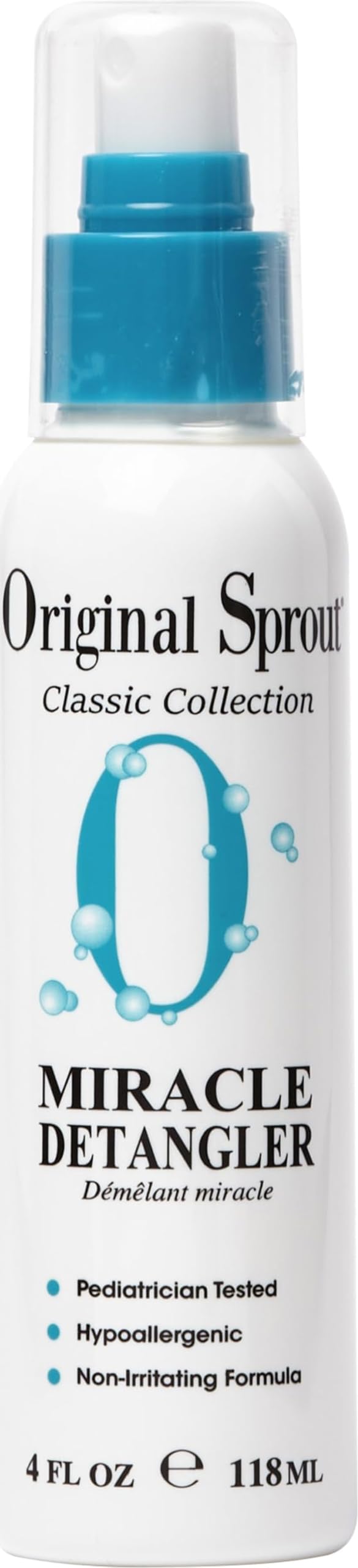 Hair Detangling Spray - Original Sprout Miracle Detangler Spray for Babies & Children - Quick Release Formula Infused with Calendula, Rosemary & Jojoba Protein for Silky, Smooth Hair - 118ml