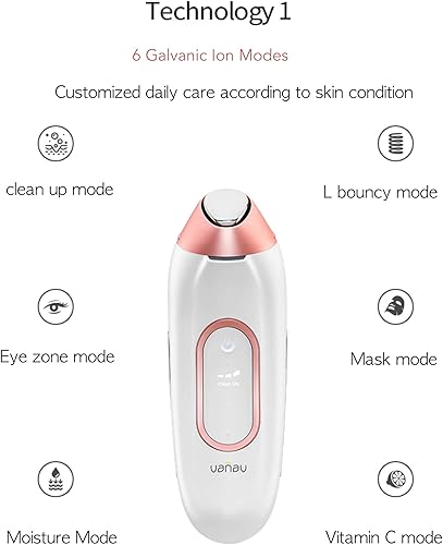Miniatura 6 de Vanav Garbanic UP6 Beauty Device dispositivo para el cuidado de la piel en el hogar Garvanic todo en uno