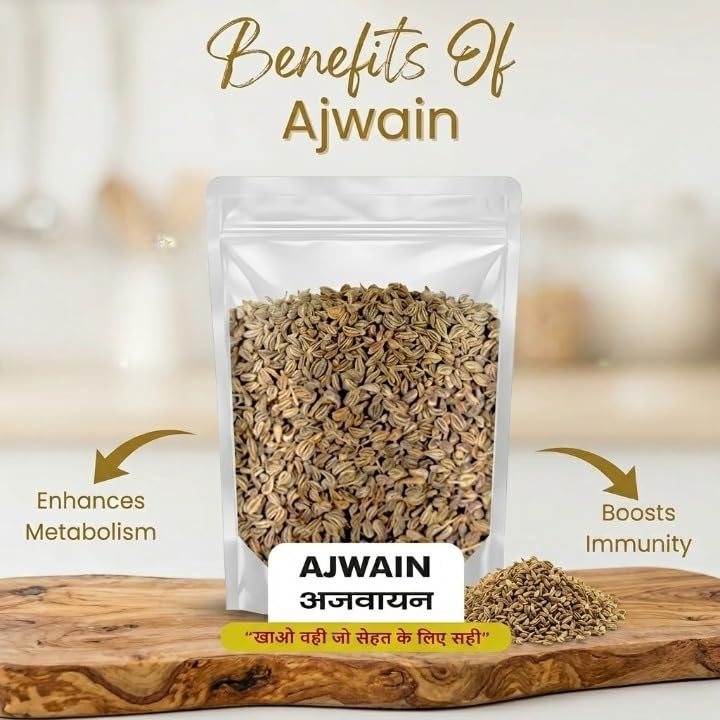 Ajwain | Carom Seeds | 100g | Quality Spices for Cooking, Digestion & Ayurvedic Use