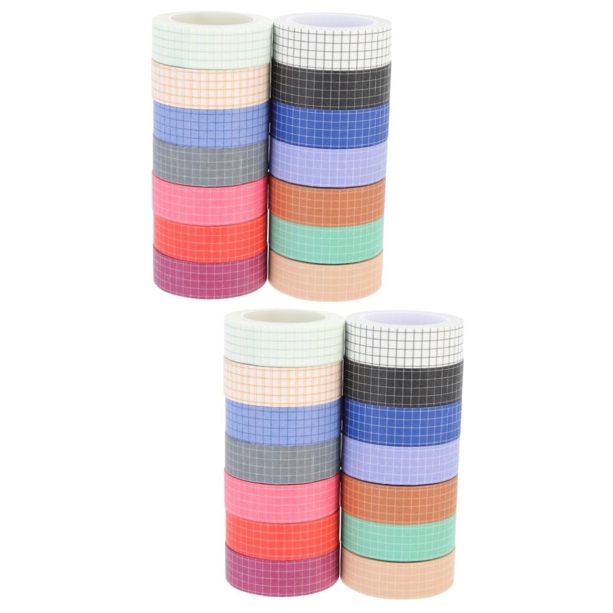 EXCEART 28rollos Cinta De Washi Para Manualidades y Scrapbooking De Autoadhesiva y De Usar Para y Álbumes De