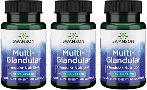 Miniatura 1 de Swanson Multi-Glandular - Salud Masculina 60 Caps 3 Pack