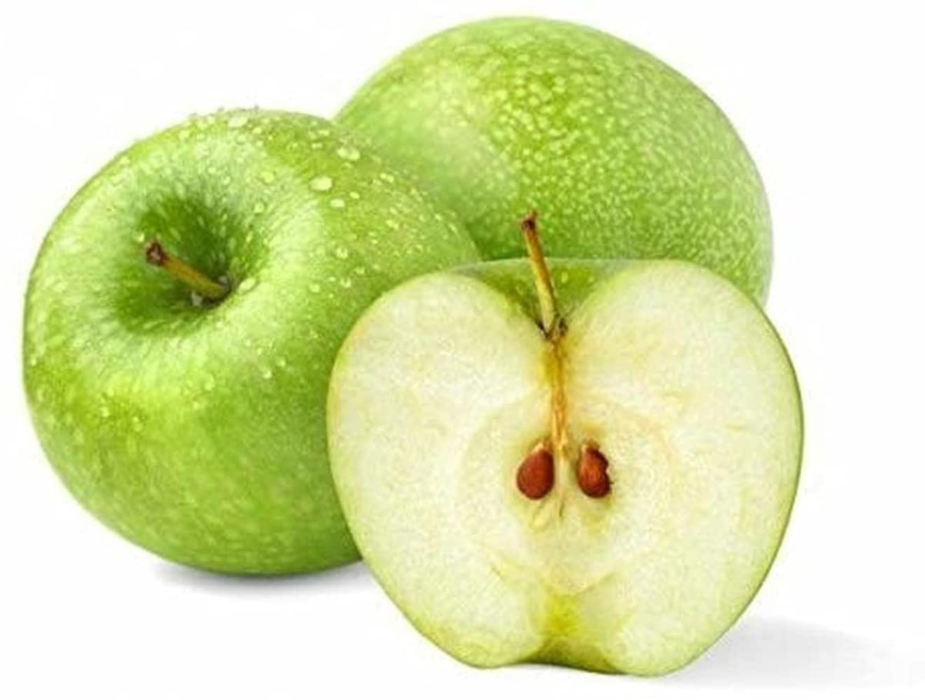 Verde 50Pcs Semi Di Mela Naturale Puro Succosa Frutta Fresca Aggiungere Lustro Alla Giardino Raccolto in Autunno Decorare Evergreen Alberi Da Frutto