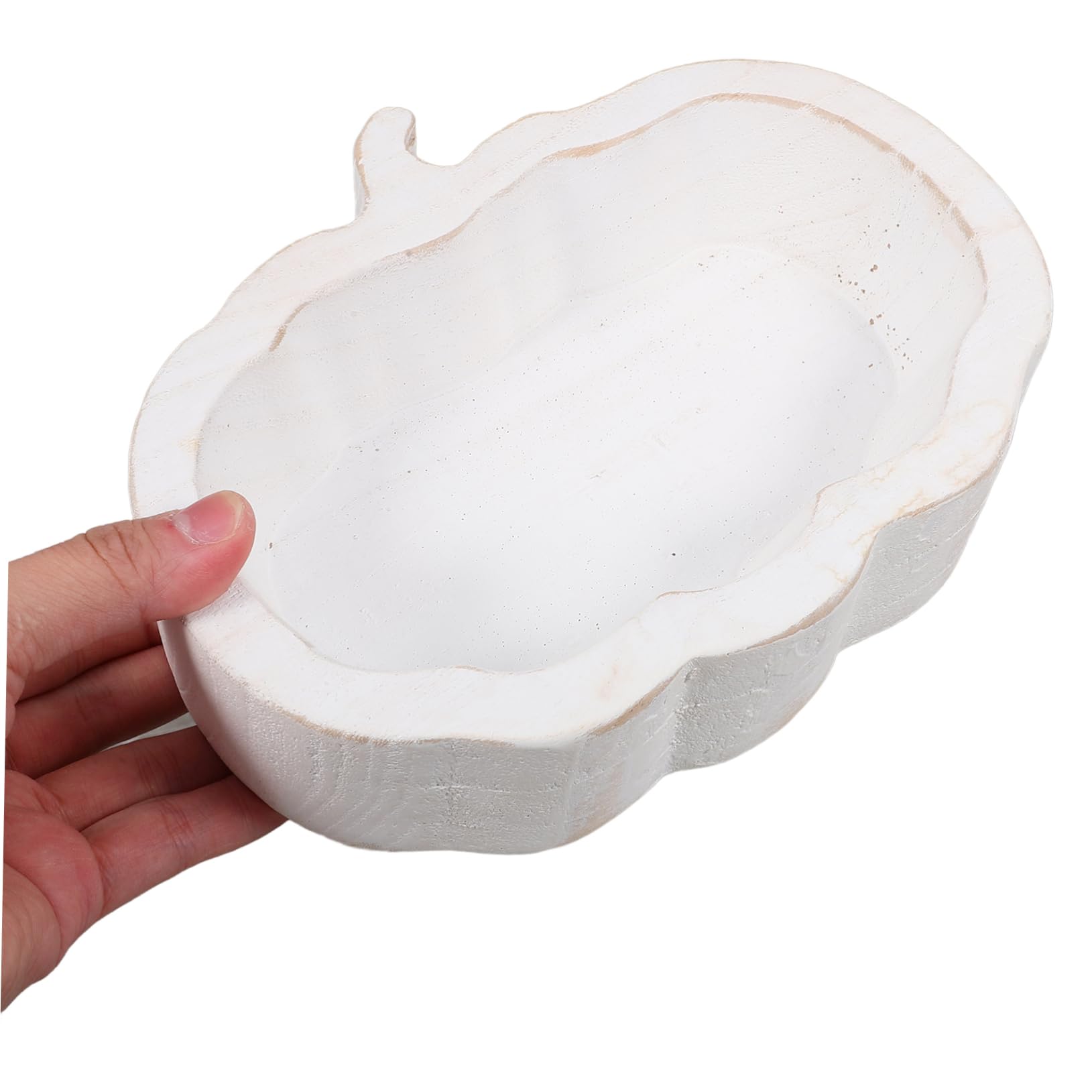 Cabilock 5 Piezas Compota de calabaza y cuenco de madera Bol de madera para ensaladas decoración de acción de gracias de otoño bandeja para servir con forma de pata plato de sopa delicado