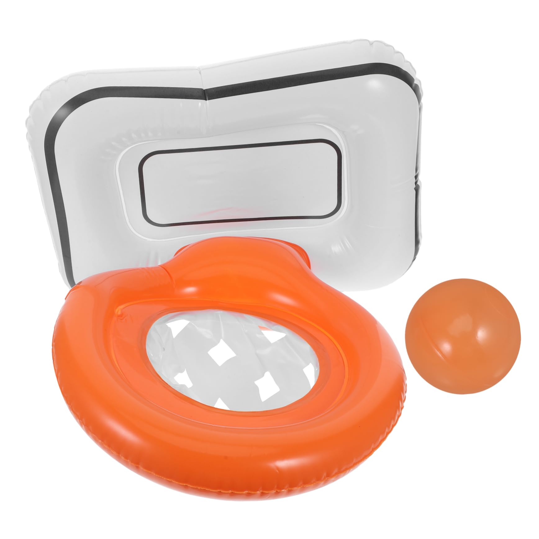 Alipis Inflatable Basketball Hoop Toss Toy for Boys and Girls Basketball Theme Party Favors Indoor/outdoor Fun Set
