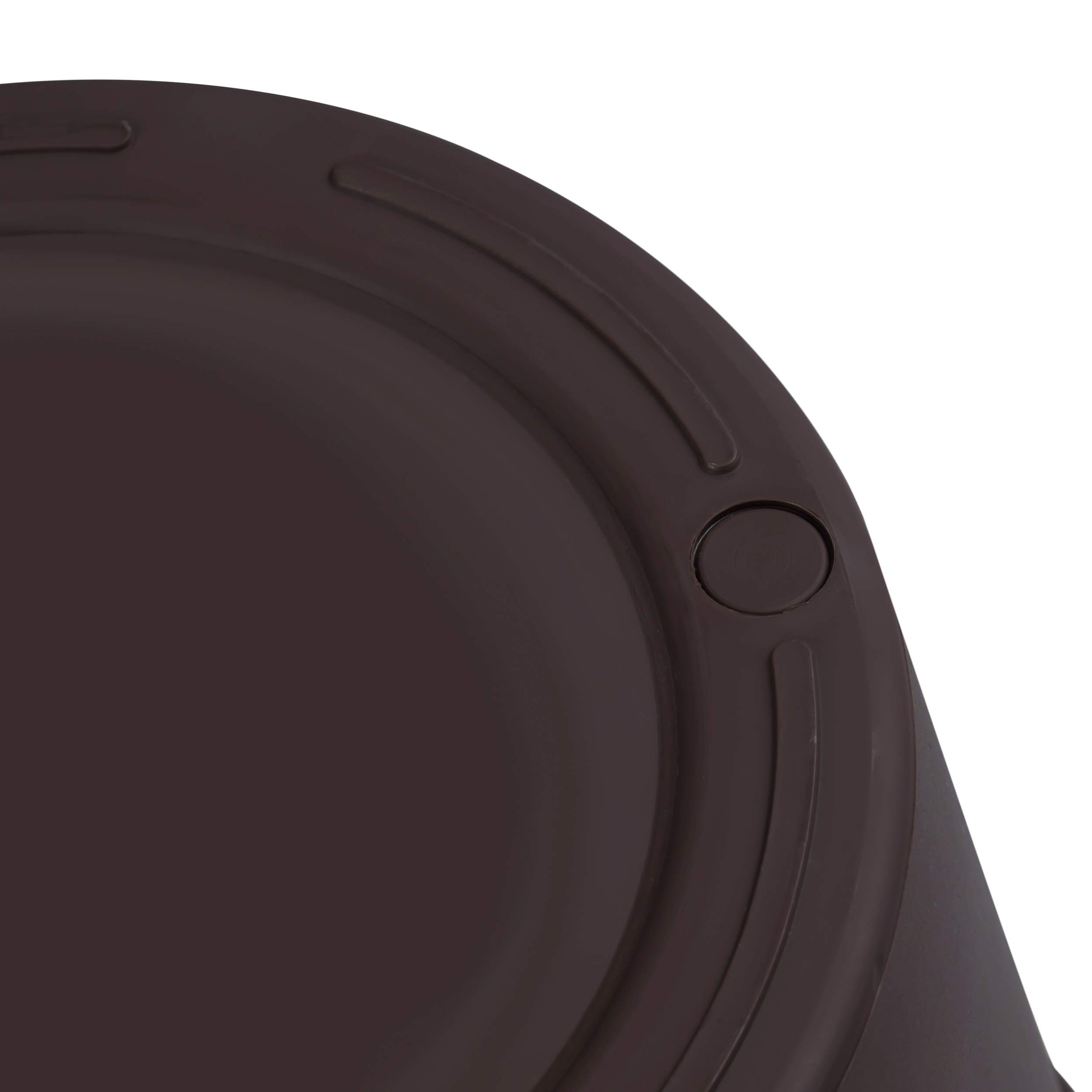botle Blumentopf Pflanzkübel rund Topf Übertopf Kunststoff Terracotta Fensterbank Terasse Garten Wintergarten 8 Farben 4 Größen (braun, 58 cm)