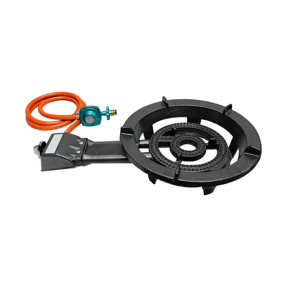 Electric Ignition Portable Propane Super Gas Stove Burner Heavy Duty Cast Iron