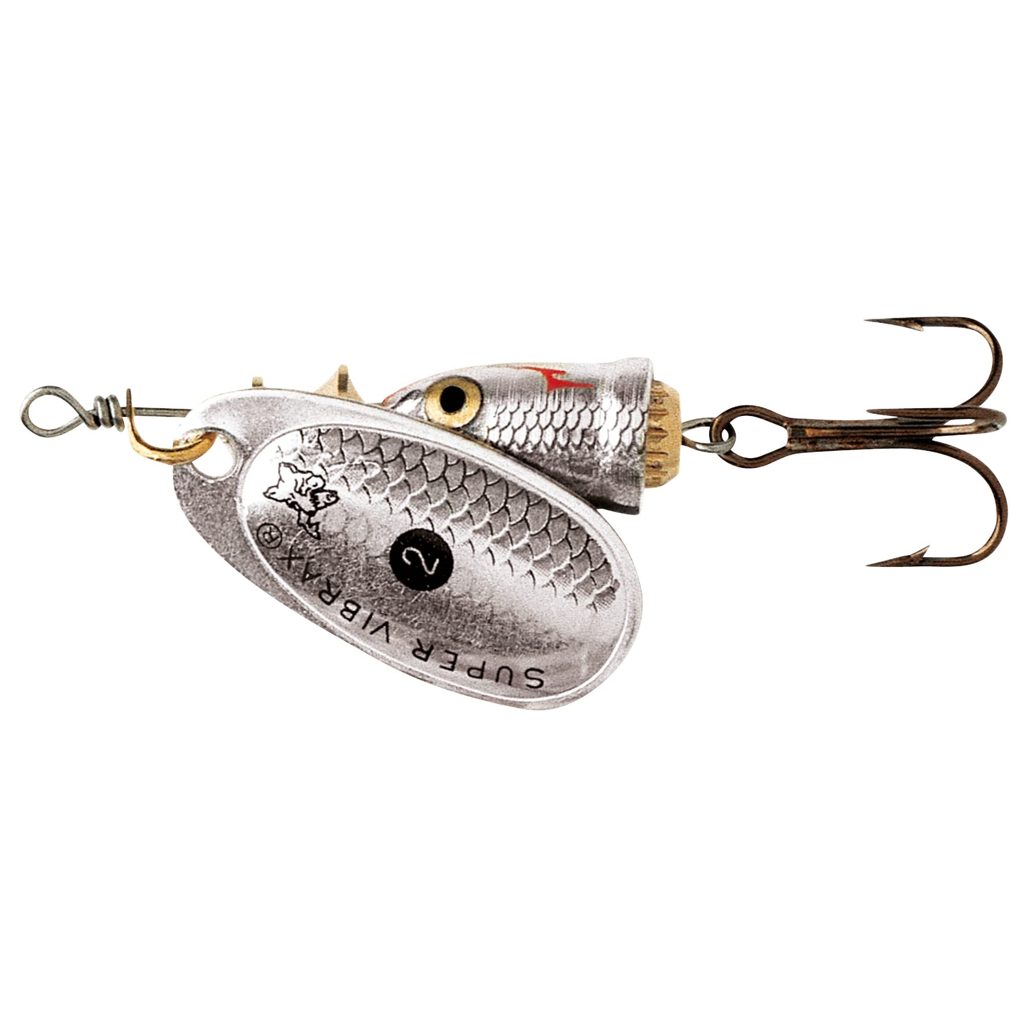 Blue Fox Classic Vibrax 03 Wildeye Tackle, Silver Shiner, 1/4 (60-30-800IC)