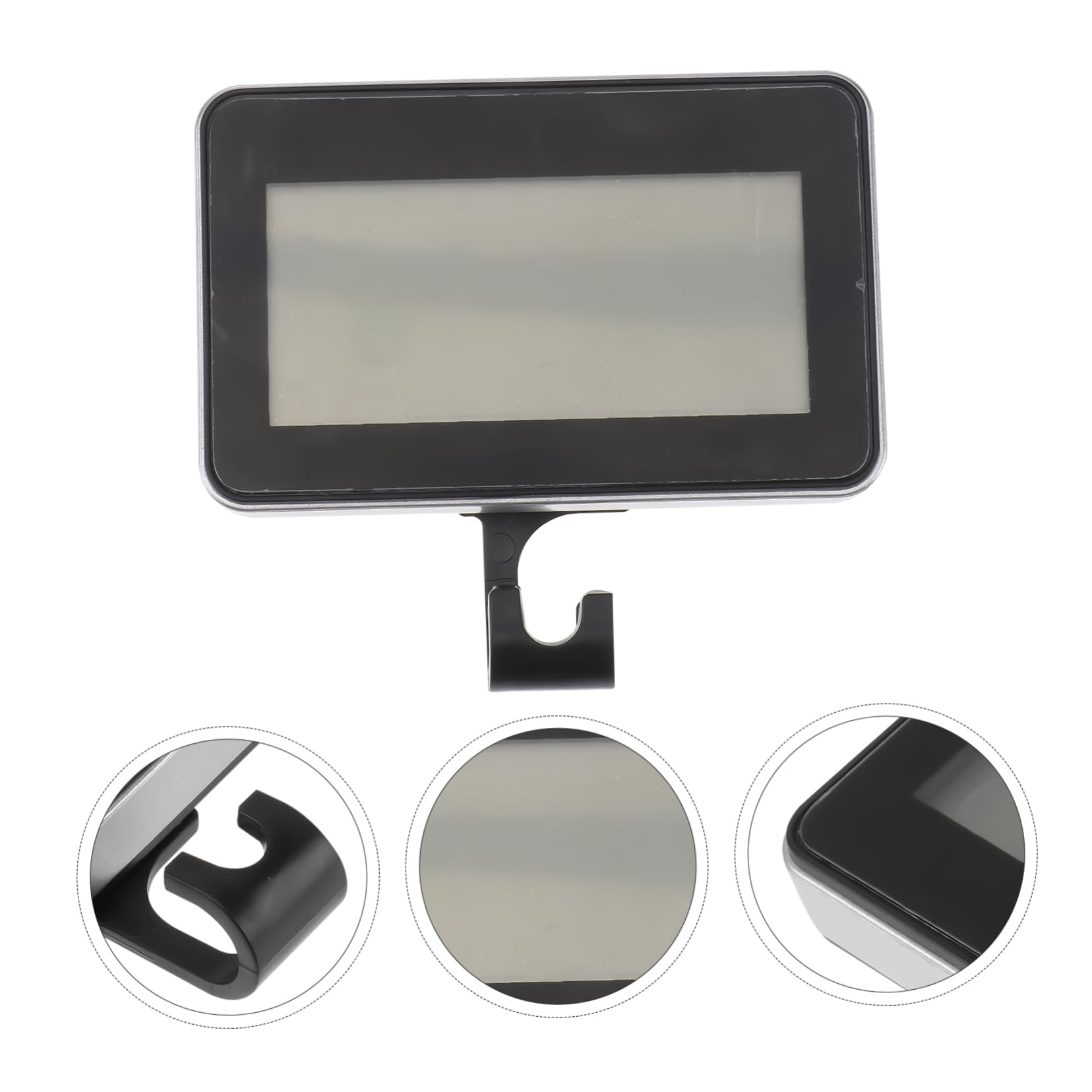 MAGICLULU 3pezzi Termometro Elettronico Ad Alta Precisione Con Allarme Per Frigorifero Display Design Semplice e Supporto Magnetico Per Appendiere Nero