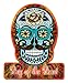 Past Time Signs PS450 12 x 15 in. Day of The Dead Hipster Satin Plasma Metal Sign