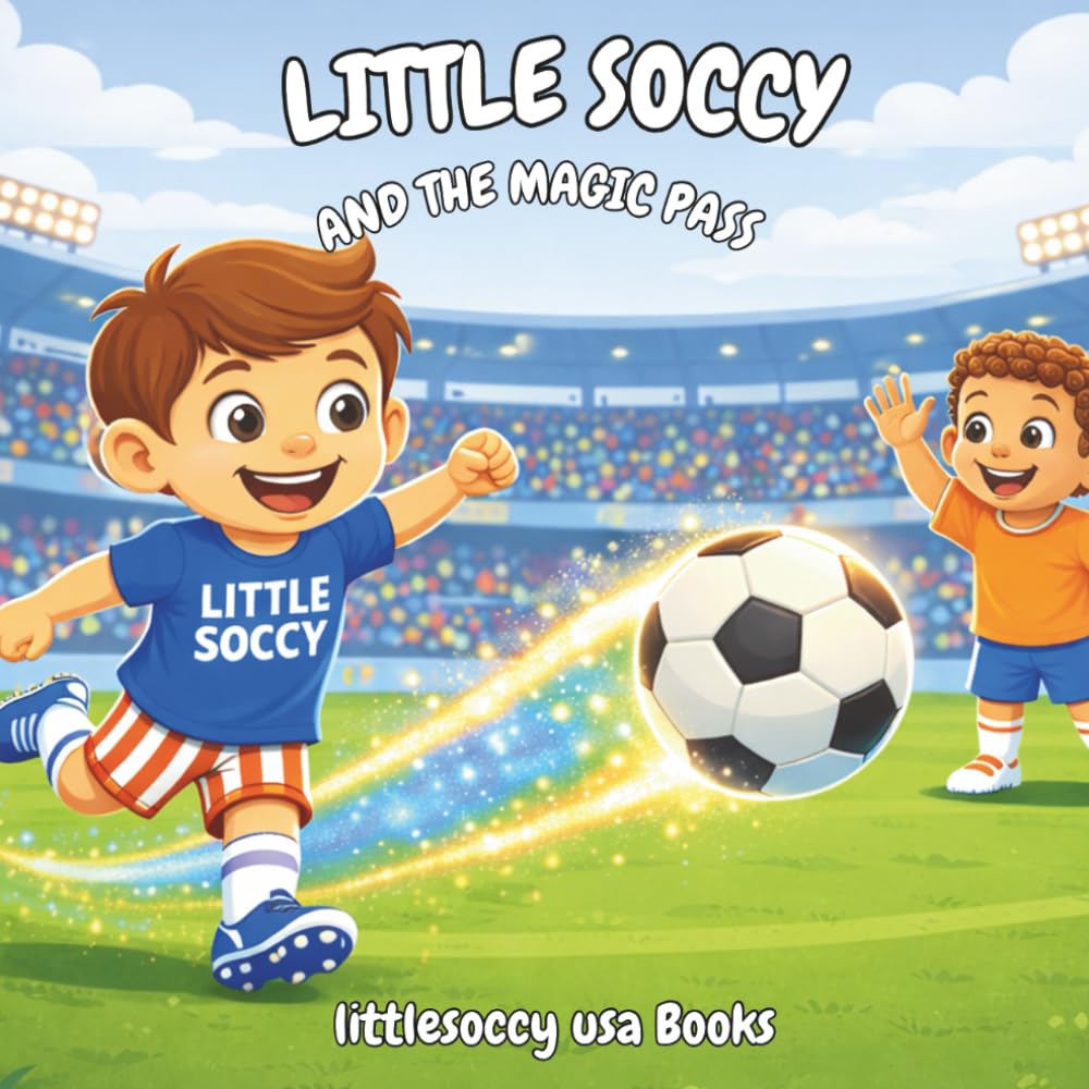 Little Soccy and the Magic Pass: A Fun Soccer Story for Kids about Teamwork and Friendship (USA World Cup 2026 Series) (Little Soccy: World Cup 2026 Series)