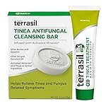terrasil Tinea Versicolor Treatment Cream + Tinea Soap 2-Product Kit Made in The USA, Clinically Proven 1% Clotrimazole. Antifungal Treats Most Ringworm & Fungal Infections. (.5oz Tube + 75g soap)