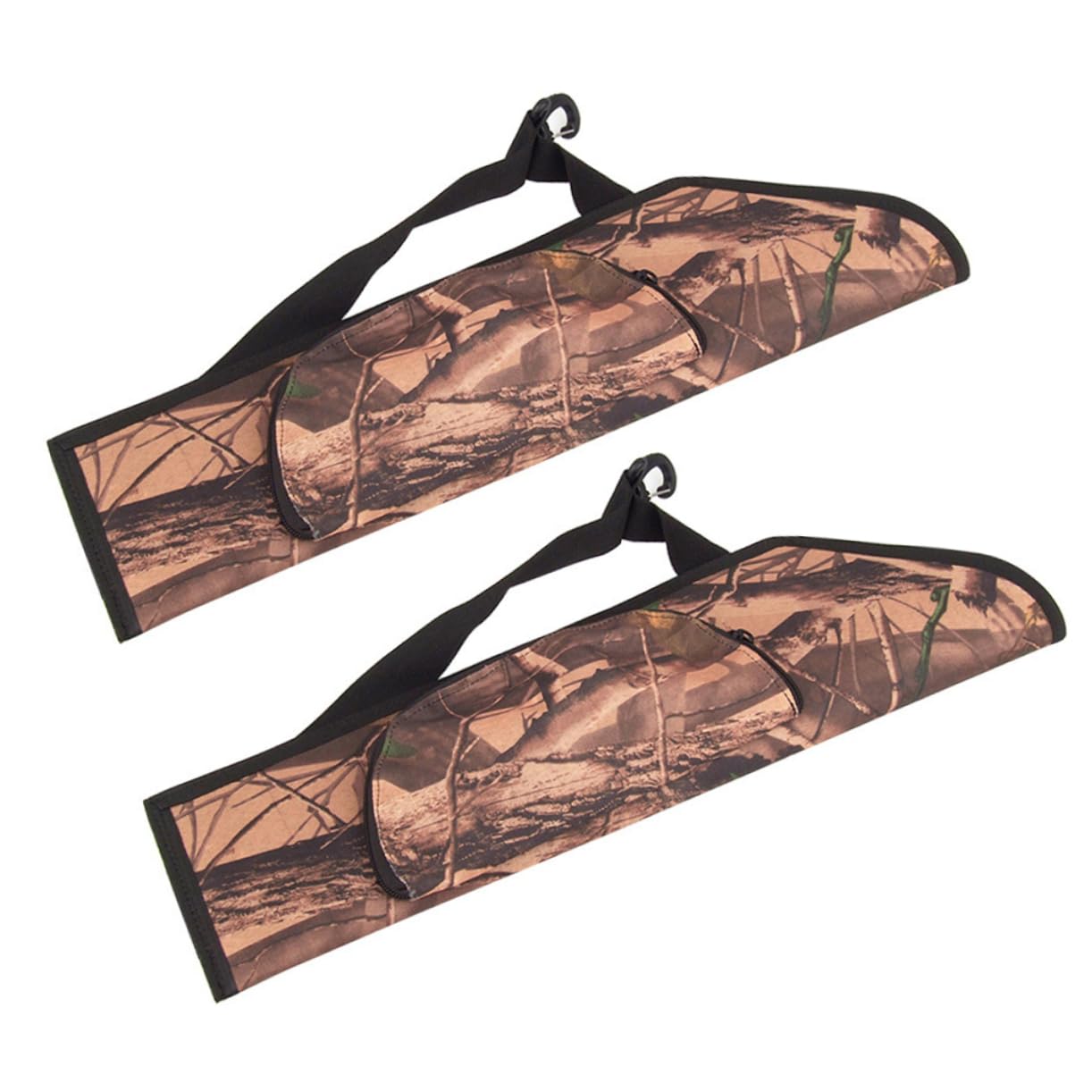 BESPORTBLE 2pc Camouflage Arrow Waist Bag Holder for Outdoor Durable Oxford Water-Resistant Arrow Bag