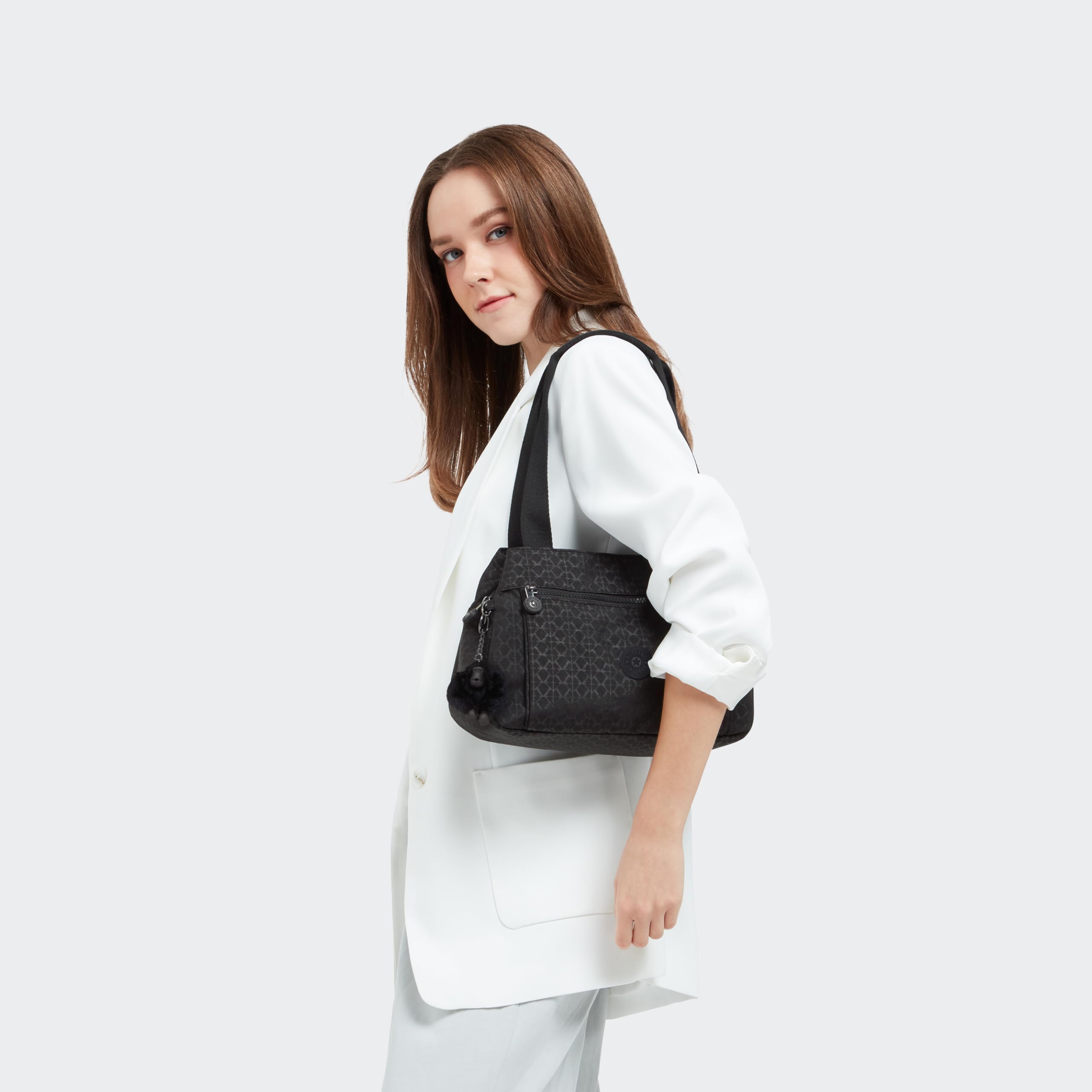Kipling Damen Elysia Crossbody, leicht, mehrere Fächer, magnetische Druckknöpfe, Schultertasche