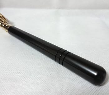Amazon.co.jp: 《金属工芸品》錫杖 六環 真鍮製 本焼 黒檀柄付 京都 Amazon.co.jp: 《金属工芸品》錫杖 六環 真鍮製 本焼 黒檀柄付 京都