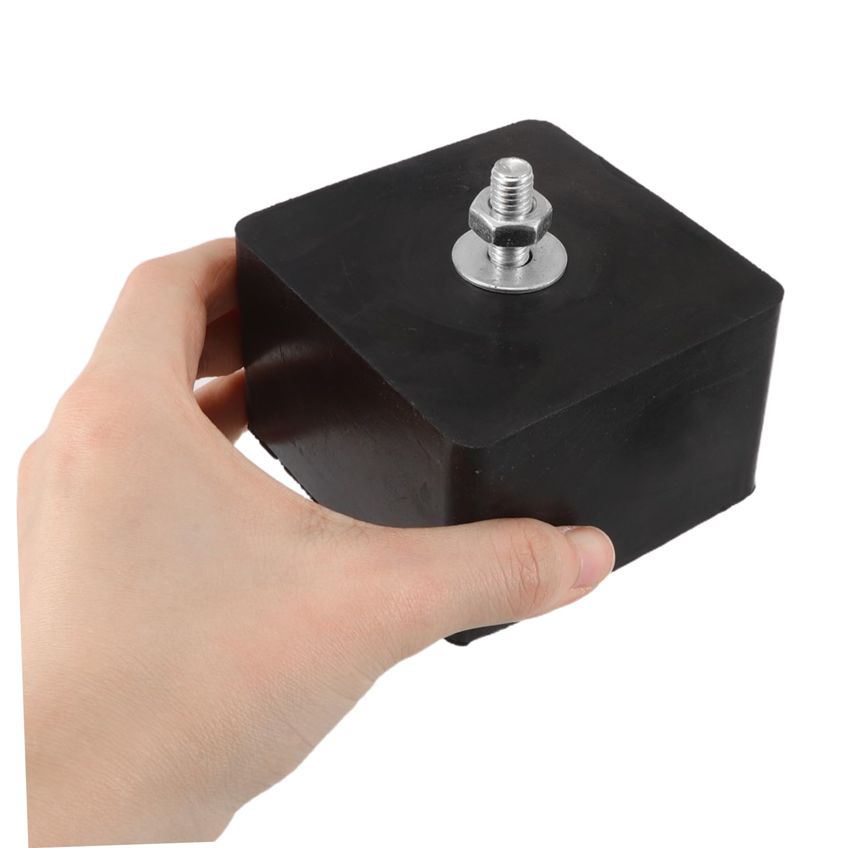 Almohadillas Antivibración de Goma 4 Piezas Negro para Aire Acondicionado | Soporte Antivibrante Aire Acondicionado, Base Antivibración para Aire Acondicionado, Celebracion Verano