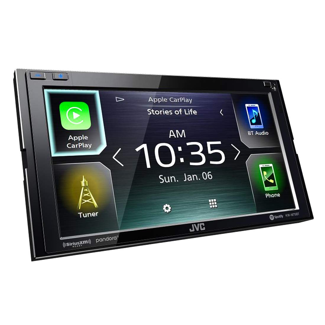 JVC KW-M750BT Bluetooth Car Stereo Receiver with USB Port – 6.8