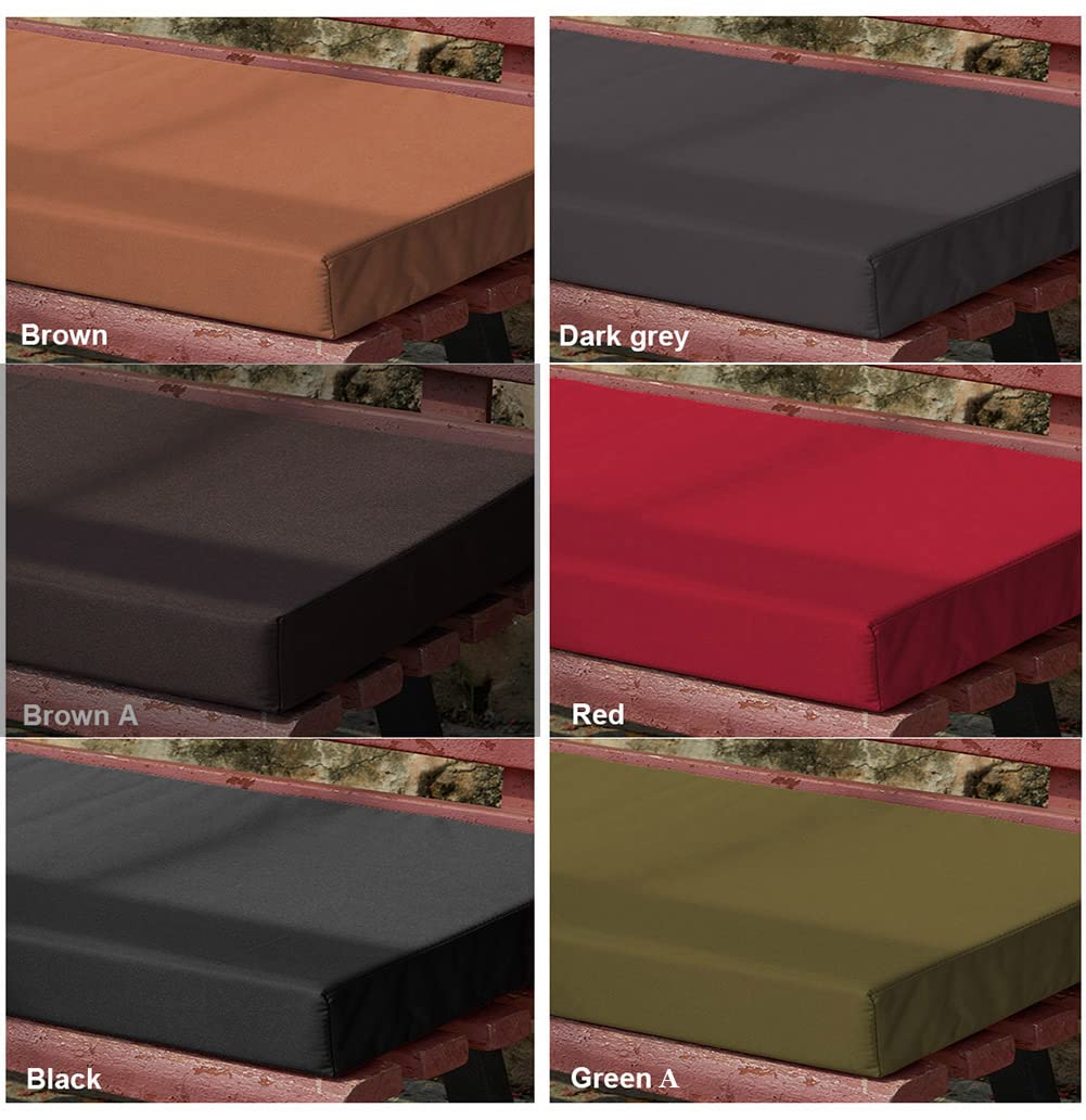 Soporte impermeable para banco de 2/3/4 asientos, uso en interiores y exteriores, 100/120 cm de grosor, almohadilla de piel de jardín para patio, columpio y mesa