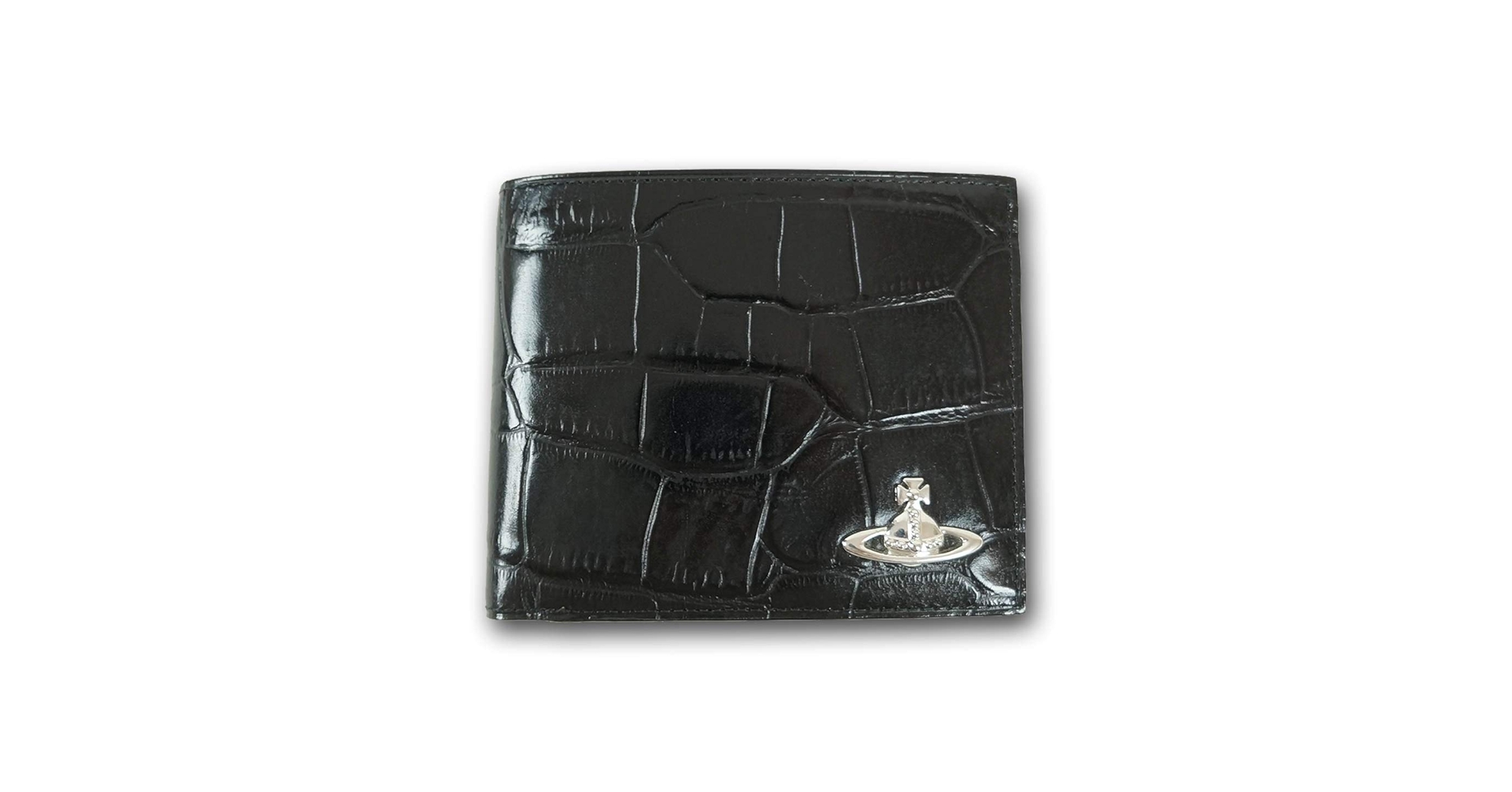 ヴィヴィアンウエストウッド 2つ折り財布 クロコ調 ブラック Amazon.co.jp: [ヴィヴィアンウエストウッド] 牛革 クロコ型押し