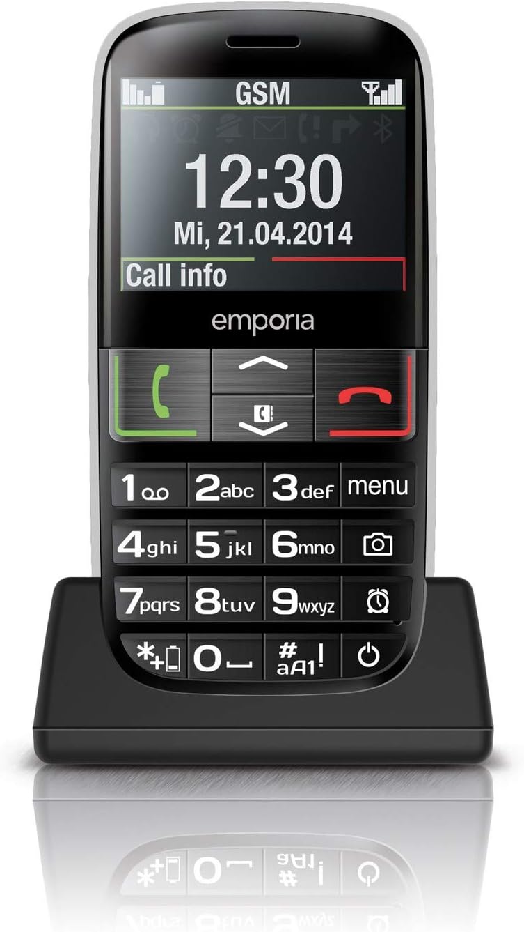 EmporiaEuphoria Black 2.3" Easy To Use 2G โ official UK and Ireland version