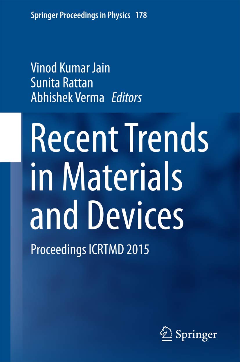 Recent Trends in Materials and Devices: Proceedings ICRTMD 2015