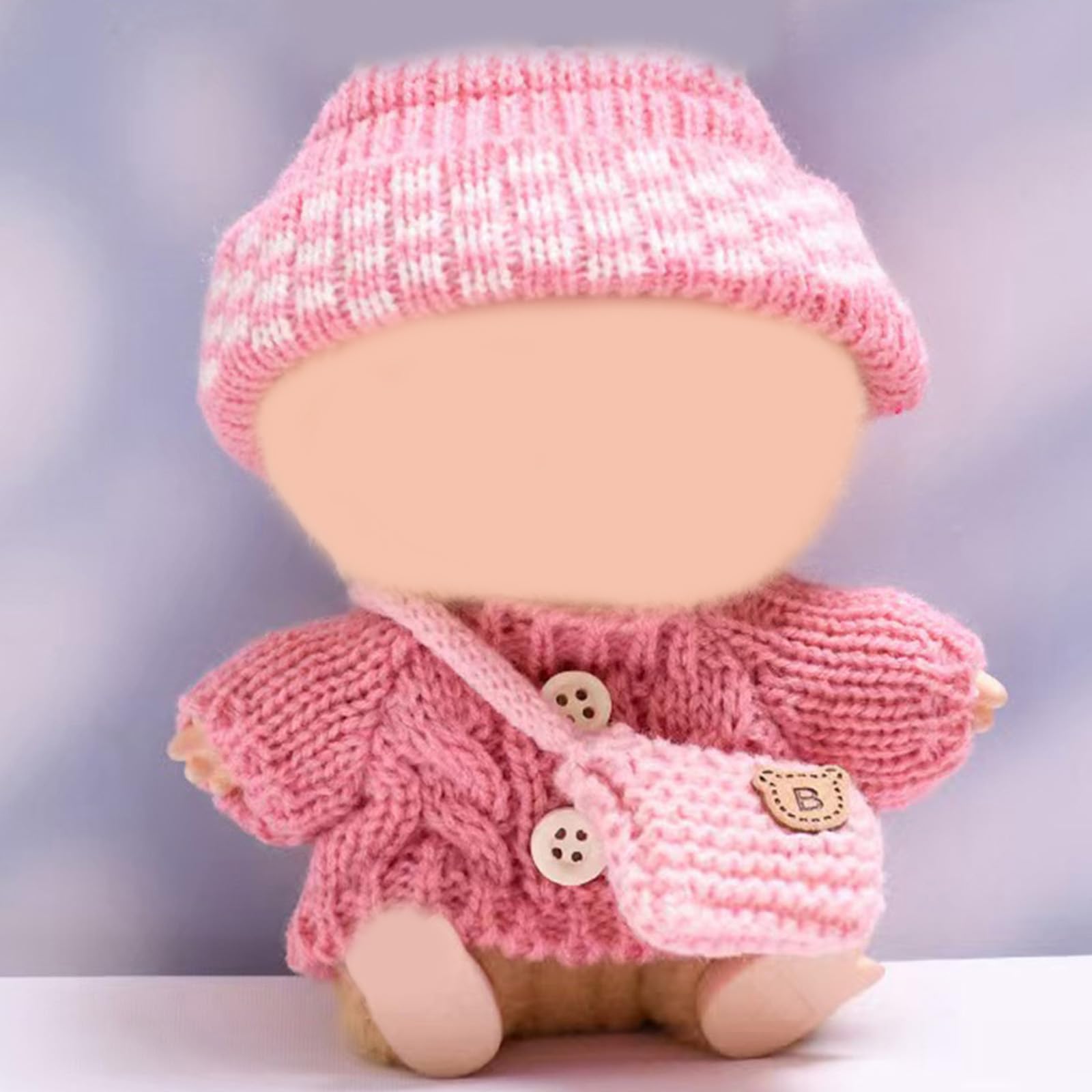 Cute Sweater Clothes for 17cm Dolls Accessories(Only Clothing No Doll), Fashion Garment Outfit for 6.69 inch Doll Upper Garment Replacement