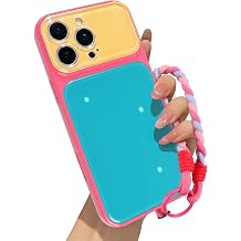 for iPhone 16 Pro Max Case,Blue Yellow
