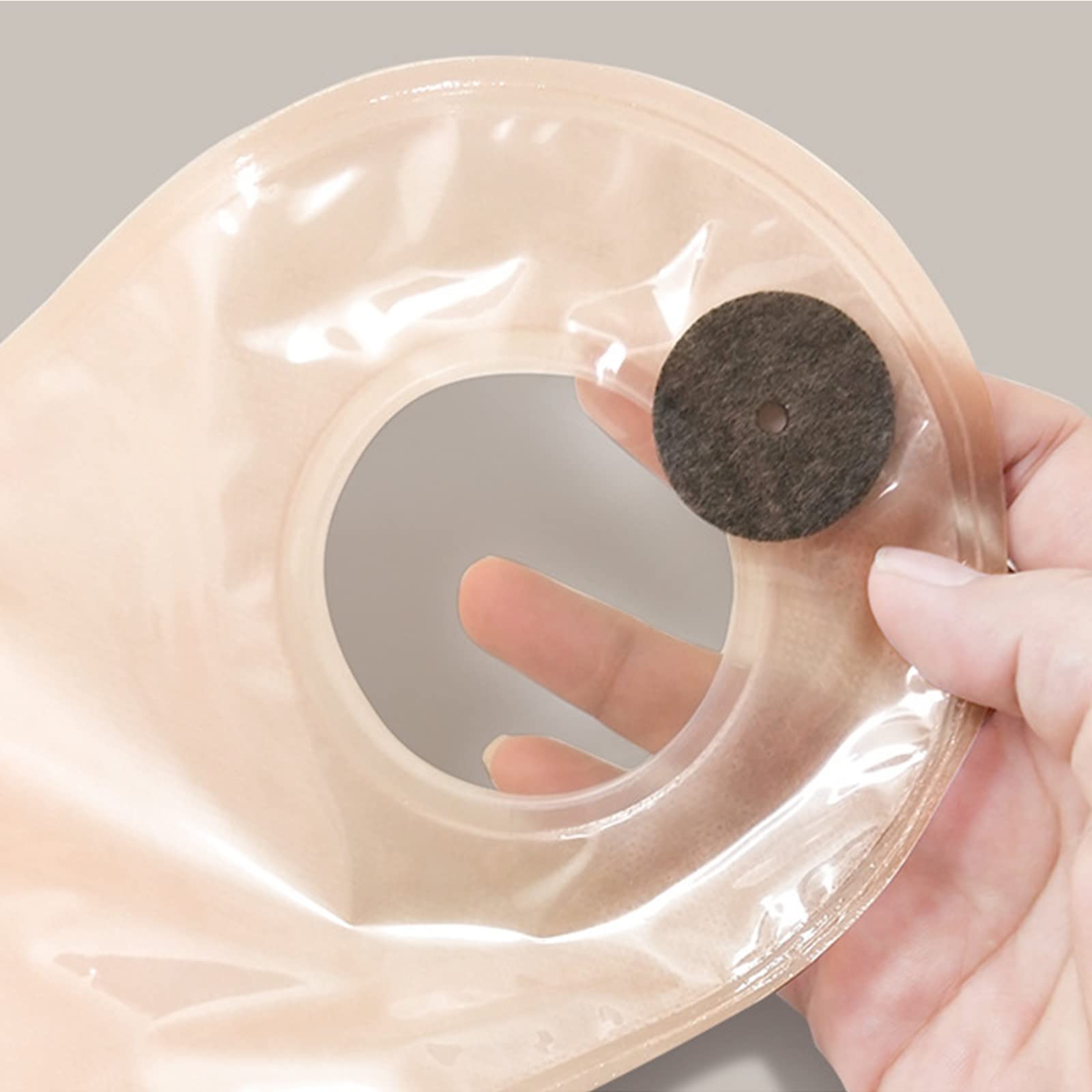 Confezione da 10 sacche for colostomia, due pezzi di for stomia