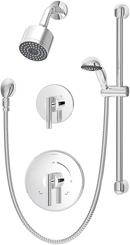 Symmons 3505-H321-V-CYL-B - Sistema de ducha de diámetro, cromado