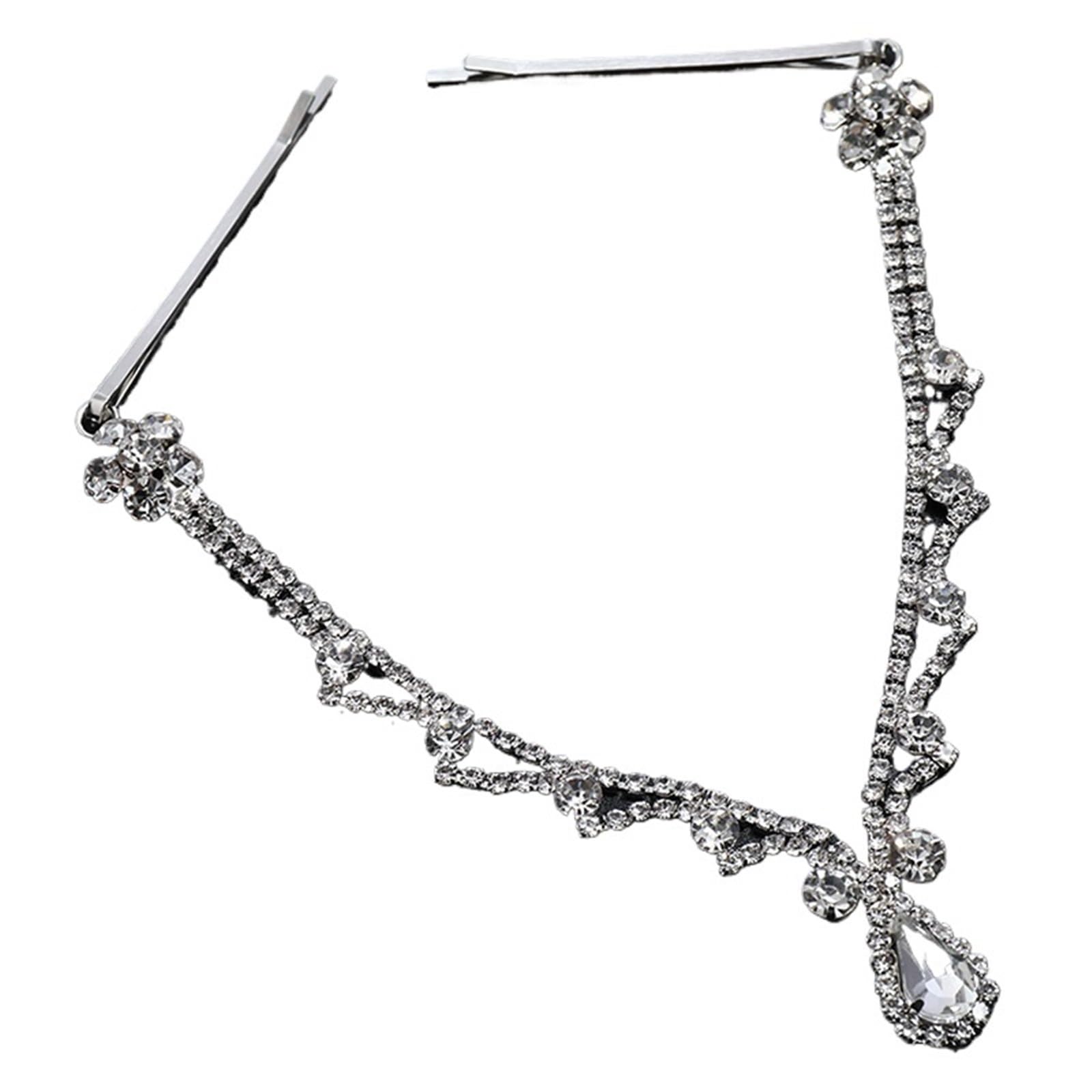 Cadena para el pelo Diadema con forma de gota agua vintage