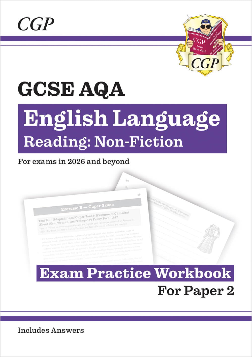 New Grade 9-1 GCSE English Language AQA Reading Skills Workbook: Non-Fiction (includes Answers) (CGP GCSE English 9-1 Revision)